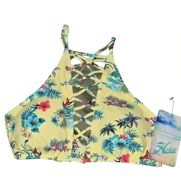 Womens Hobie, size medium bikini top, new with tags! Super cute!!! - Picture 1 of 3